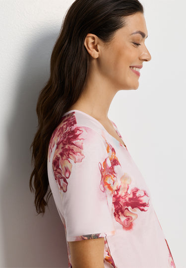 Cleo S/Slv Nightdress 90cm | Poured Blossoms 79535-2392